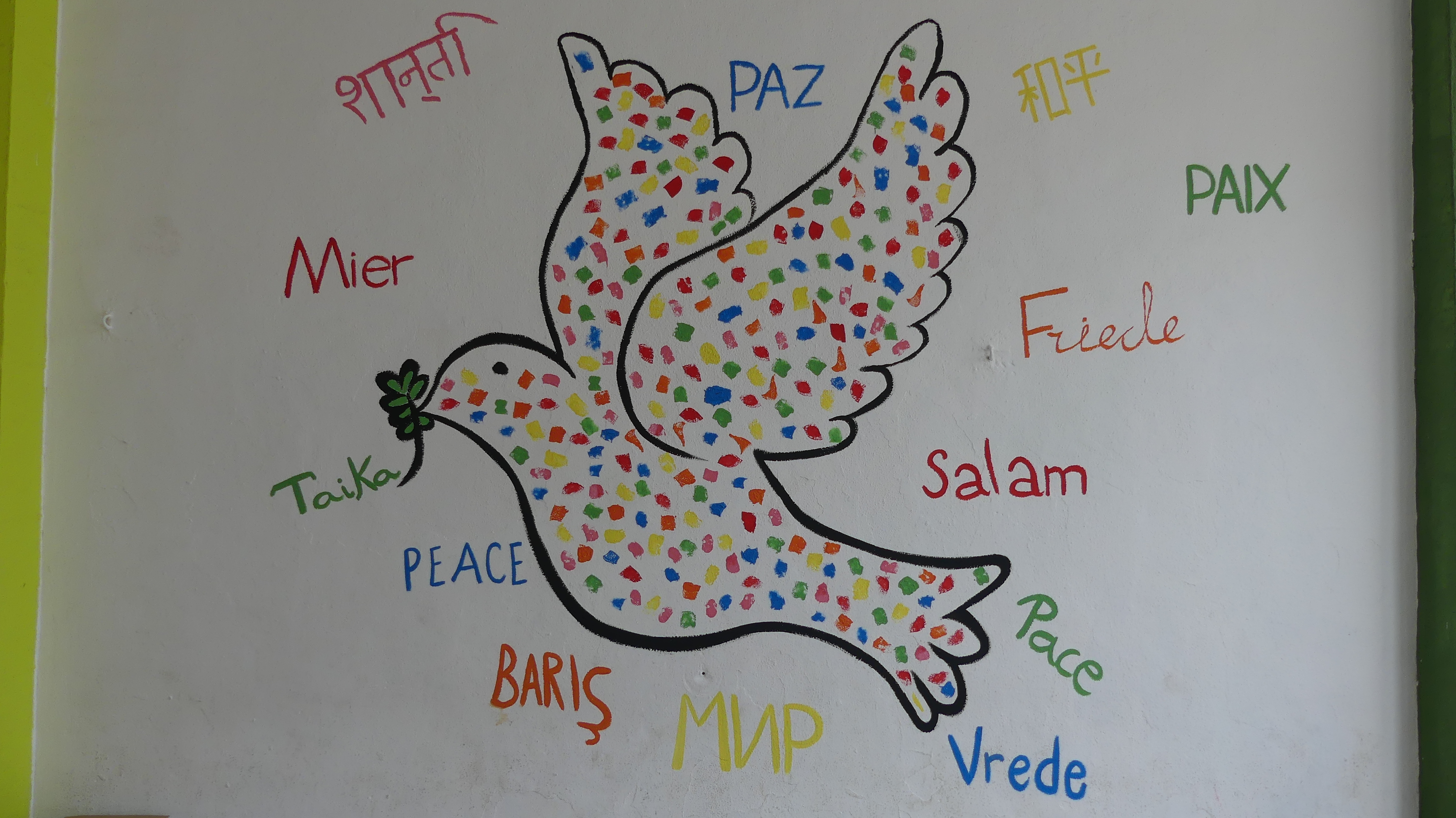 Murales y decoración para el día de La Paz 2020